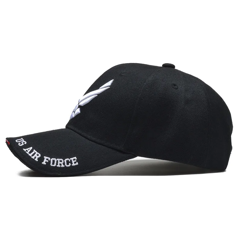 ВВС США Мужская тактическая Кепка армейская Snapback 3D вышивка Bone Trucker Кепка хлопковая уличная Кепка