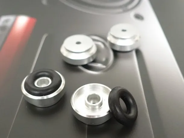 4PCS/Lot High-grade aluminum machine feet W/ Rubber ring shock absorption (20*9mm) for DAC Amplifier | Электроника