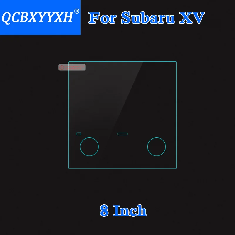 For XV 18 QCBXYYXH для Subaru XV Forester автомобильный Стайлинг gps навигационный экран Стеклянная защитная пленка приборная панель Дисплей Защитная пленка - Название цвета: For XV 18