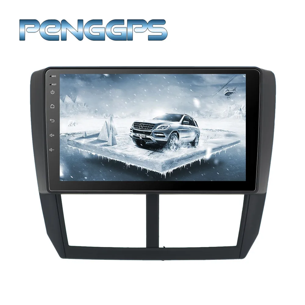 Автомагнитола 2 Din для Subaru Forester Impreza Восьмиядерный процессор Android 8 0 GPS навигация CD