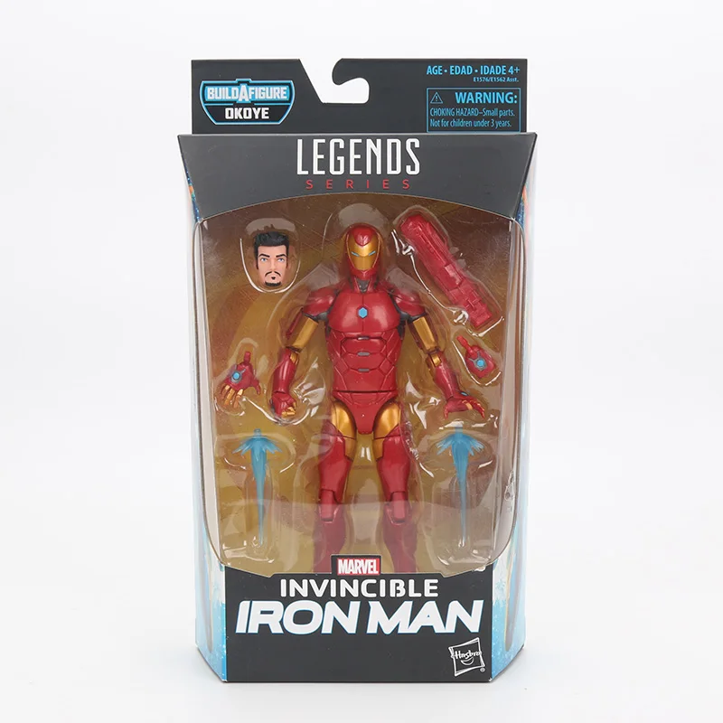 IRON MAN Marvel игрушки Черная пантера ПВХ фигурка Мстители Железный человек накия болт Sub-Mariner Фигурки Коллекция Модель Куклы Игрушка - Цвет: IRON MAN