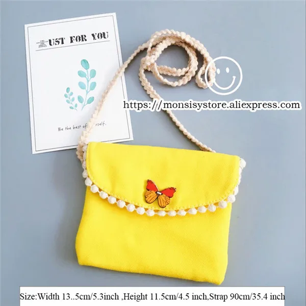 yellow ball bag Monsisy/Кошелек для монет для девочек, Детский кошелек, маленький кошелек для мелочи, Детская сумка, сумочка для денег и монет, держатель для зимы, Kawaii Cat, Детская подарочная сумка - Цвет: yellow ball bag