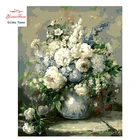 Набор для вышивки крестиком DMC 14CT, Золотое панно, вышивка крестиком, Рождество, красивый цветок, 1010