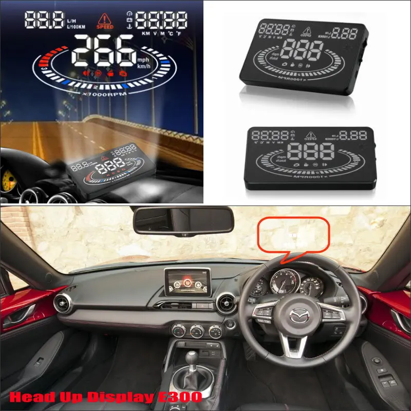 For Mazda CX5/CX 5 2008-2020 Auto Head Up Display HUD Car Electronic Accessories Windshield Projector Alarm System Plug And Play