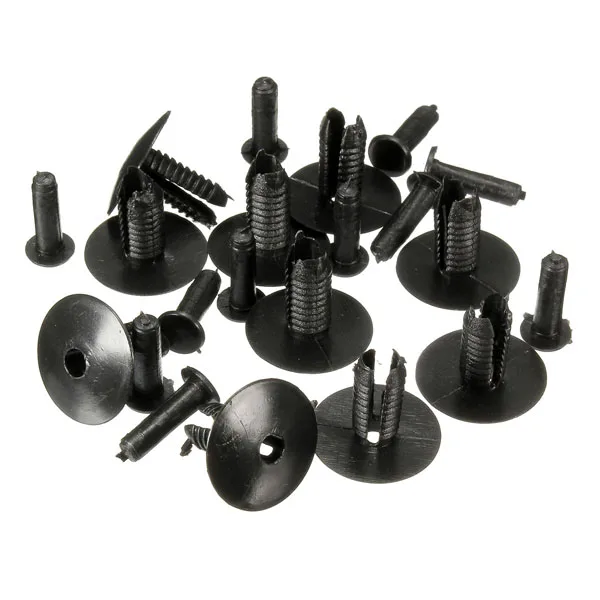 20 x черный нейлоновый фиксатор бампера с заклепками клипсы для BMW 51118174185 1997-2011 |