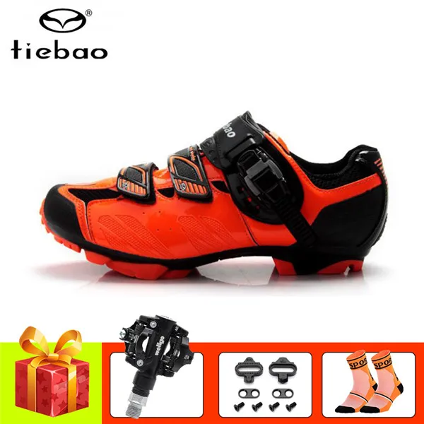 Pedals for 1407 O Tiebao велосипедная обувь sapatilha ciclismo mtb SPD педали Мужская обувь для горного велосипеда гоночные самозакрывающиеся велосипедные кроссовки - Цвет: Pedals for 1407 O