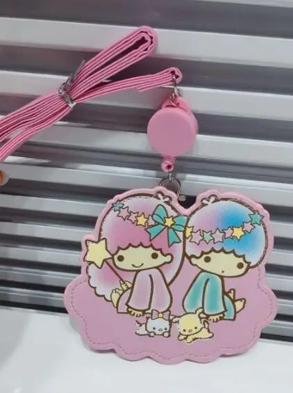 Серый IVYYE, модный, Cinnamoroll Melody, аниме, плюшевый держатель для карт, ПУ, мультяшный, кредитные, ID Сумки, монета, автобус, карта, кошелек, подарки для девочек, новинка - Цвет: Серый