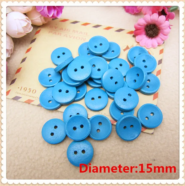 YJHSMY 10 стилей 100 шт./лот картина Печать 2 отверстия деревянные пуговицы 15 мм шитье