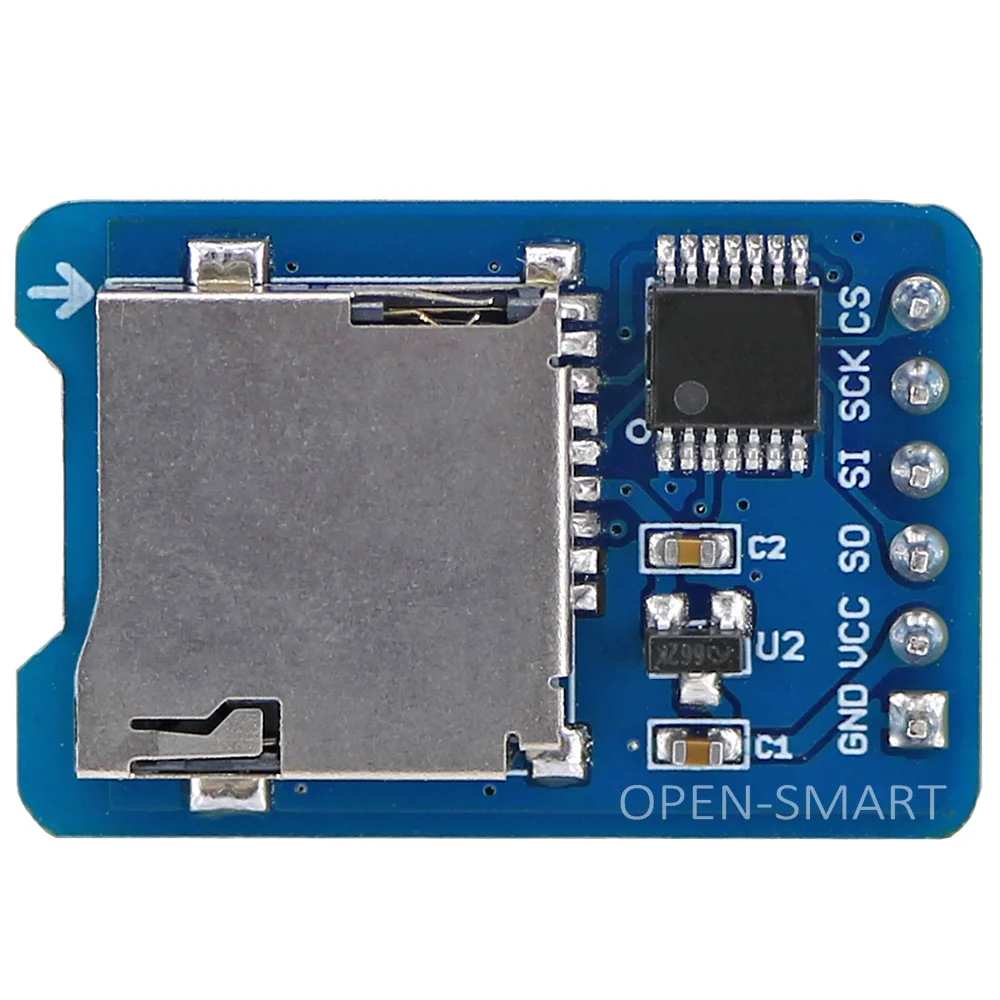 Модуль Micro SD карты TF кард-ридер для Arduino/RPi/AVR SPI интерфейс 3,3 V/5 V совместимый