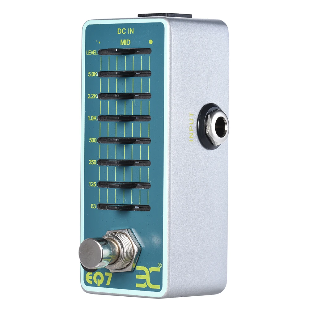 

ENO EX EQ7 Equalizer Guitar Pedal 7-Band EQ Guitar Effect Pedal Full Metal Shell True Bypass Guitar Parts & Accessories