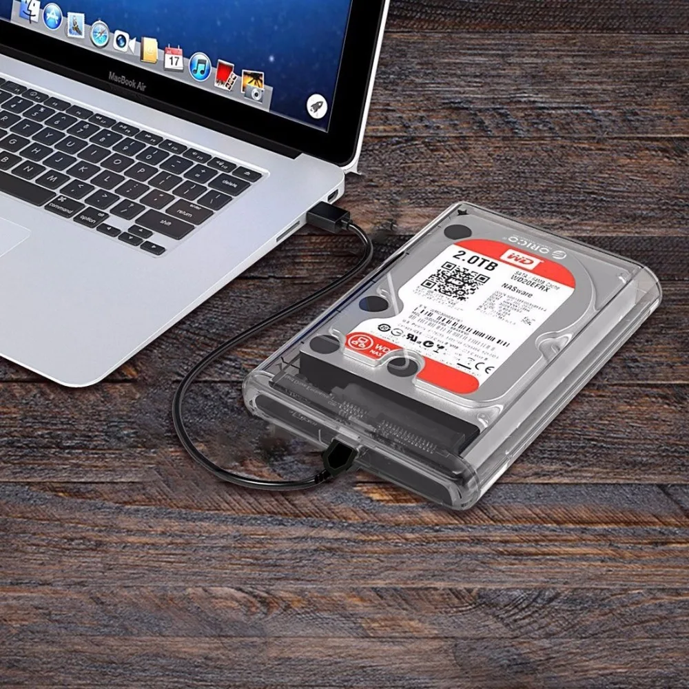 2.5 inch SATA HDD USB 3.1 USB-C / Type-C External Hard Drive Enclosure Storage Case | Компьютеры и офис