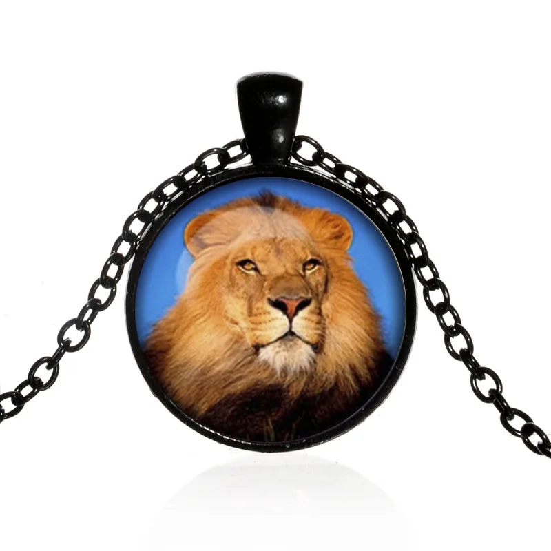 Лидер продаж! Ожерелье с подвеской в виде короля льва 3 цвета|sweater chain|lion necklaceglass gift