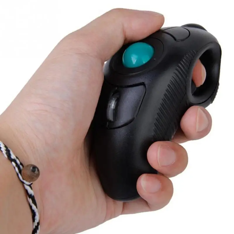 Mini Portable finger Trackball Mice Mouse 10M2.4Hz USB Handheld Wireless Optical | Компьютеры и офис