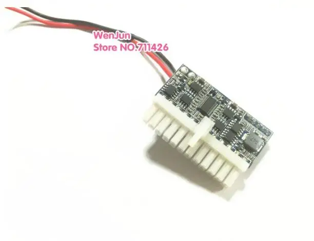 50 шт./лот 6 Pin P Женский вход DC 12V 160W 24Pin Pico ATX переключатель psio PSU автомобильный мини