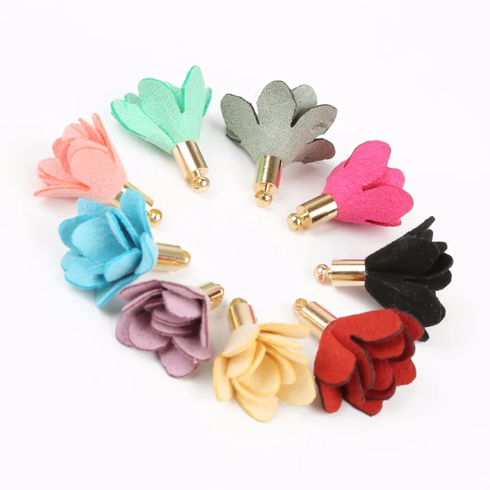 

10-50pcs mixed Types Tassel Findings Flower,Silk,Polyester Charms Pendant Drop Earring Tassel for Jewelry DIY Supplies Making