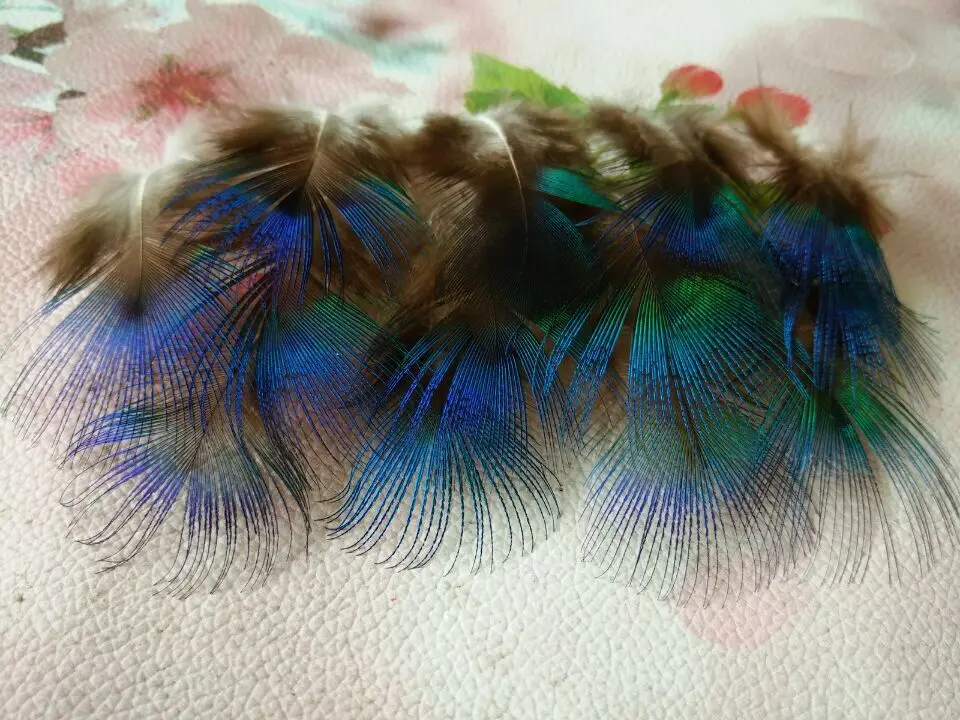 Новинка! Продажа высококачественных перьев павлина 20 шт. 3-5 см украшения своими