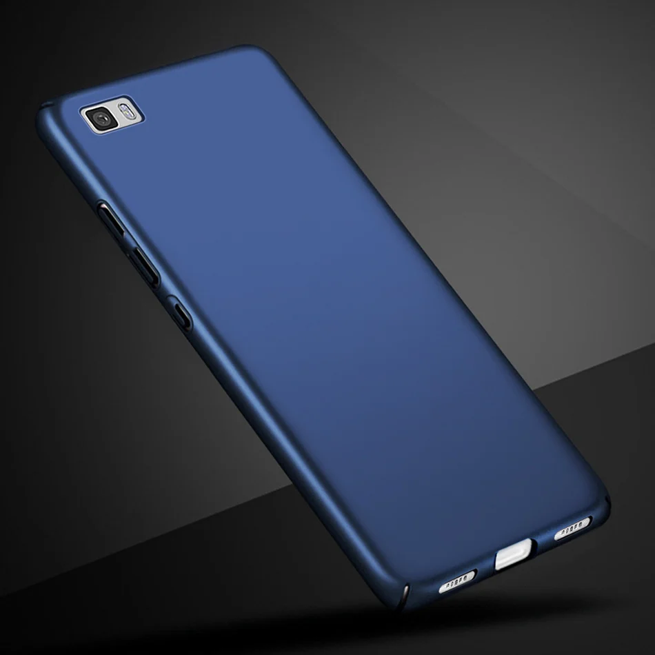 Чехол для Huawei P8 Lite 2016 роскошный однотонный Матовый Жесткий пластиковый задней