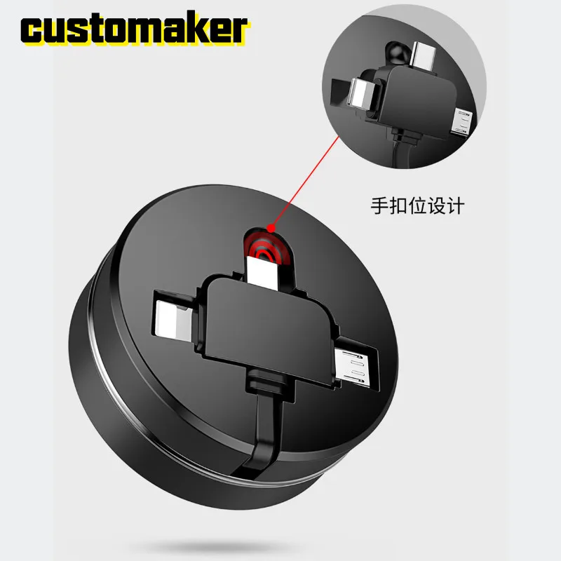 Органайзер 3 в 1 для быстрой зарядки Apple Android Type-c шт.