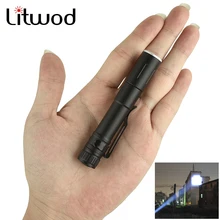 Litwod Z20 7 Вт XP-G Q5 2000лм Мини светодиодный фонарик с зумом водонепроницаемый светодиодный масштабируемый фонарик AAA батарея LED для кемпинга