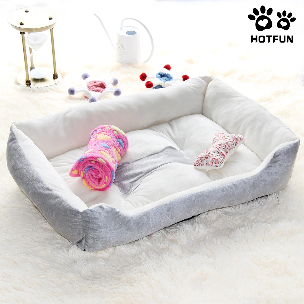 HOTFUN Собака Кровати Pet диван водостойкая моющаяся кошка дом коврики для маленьких