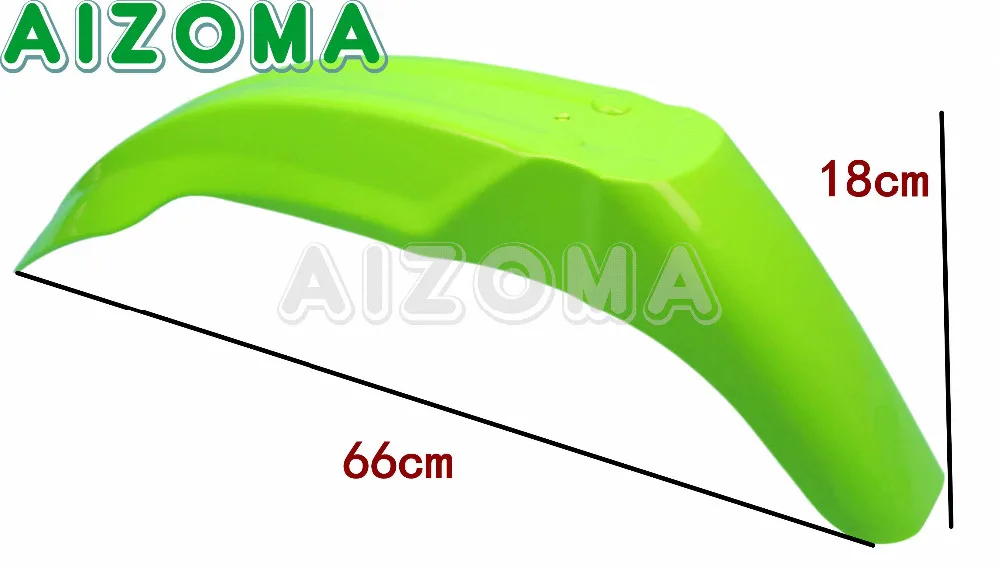 Синее переднее крыло для мотокросса, Гоночное крыло для Honda Kawasaki Yamaha WR YZ TTR WRF 125 250 450 426 500 Универсальный