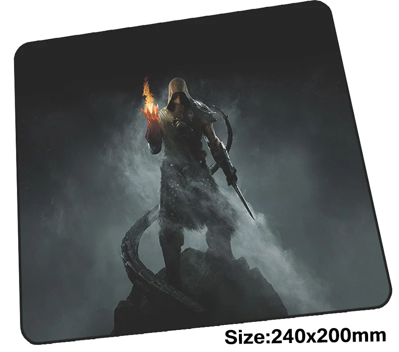 Skyrim коврик для мыши 240x200x3 мм коврик для мыши лучший игровой коврик для мыши геймер locrkand персонализированные коврики для мыши Коврик для мыши s High-end pc pad