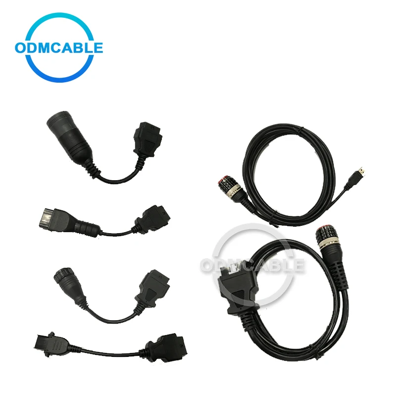 Полный диагностический кабель для vocom 88890300 USB с 12 контактным кабелем renault кабели