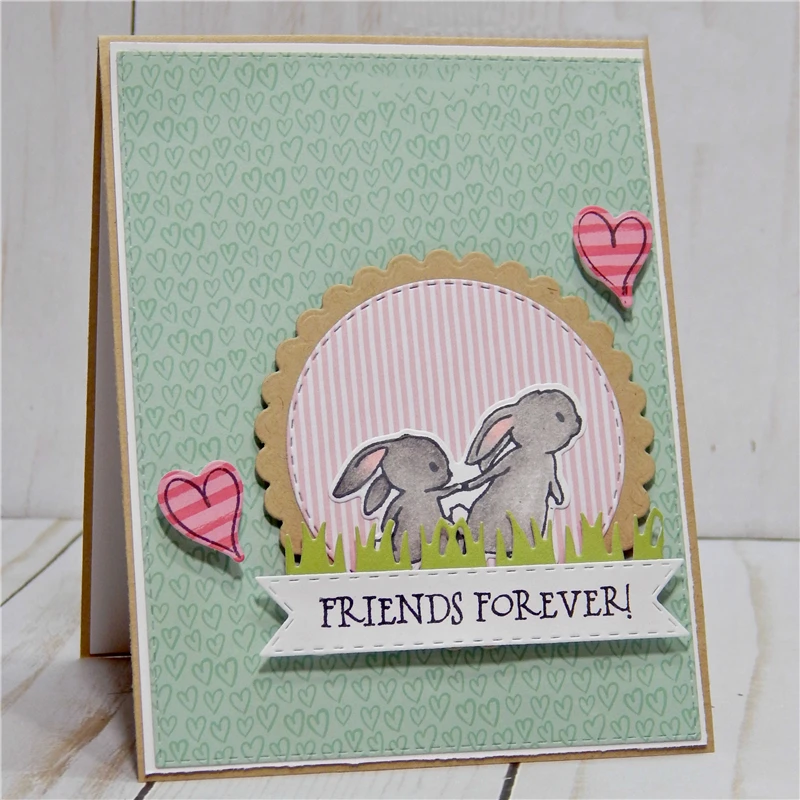GJCrafts Пасхальный кролик животное металлические режущие штампы и для Scrapbooking