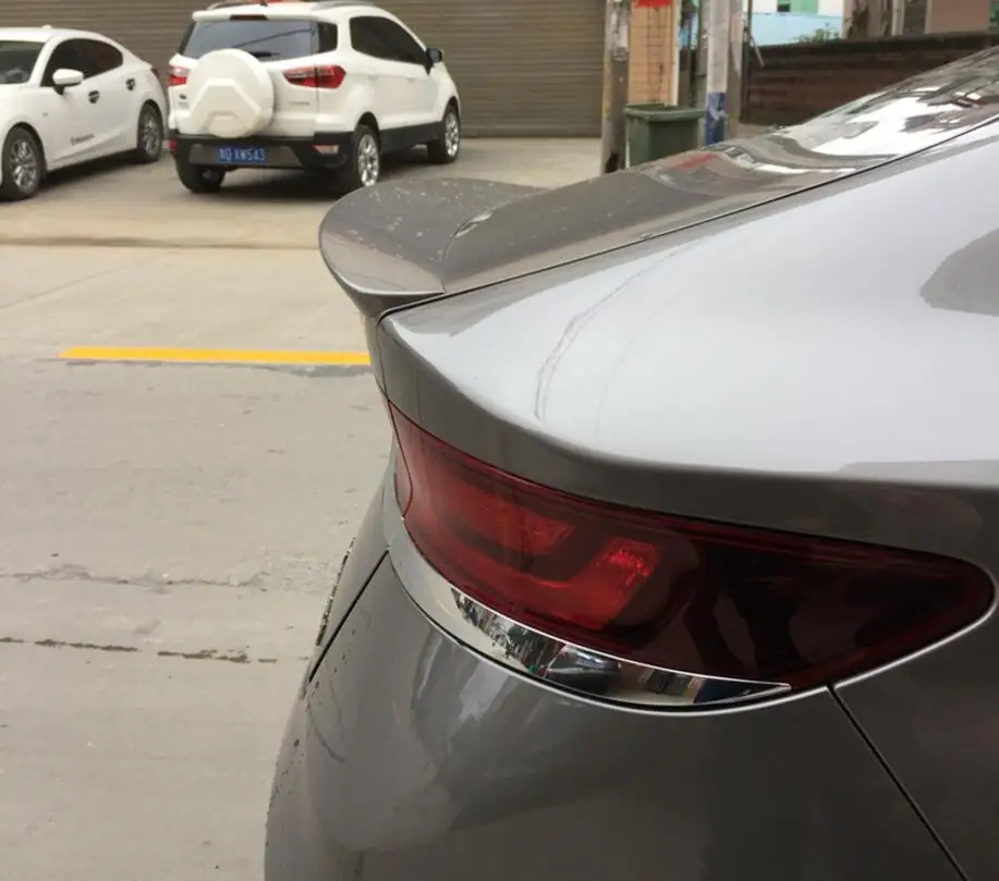 

For Hyundai LAFESTA 2018+ ABS Plastic Unpainted Color Rear Trunk Boot Wing Roof Spoiler Car Accessories