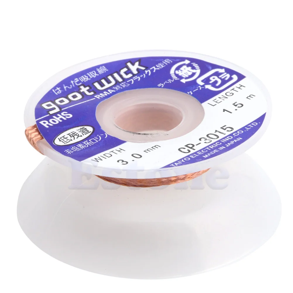 

5 ft 3mm New esoldering Braid Solder Remover Wick CP-3015