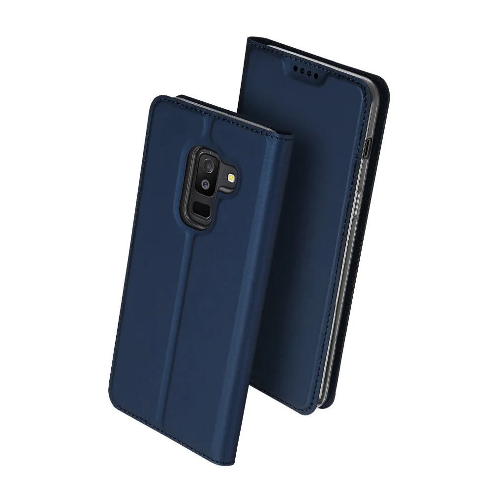 Подарок) откидная крышка для samsung Galaxy A6 чехол Роскошный из искусственной кожи чехол для телефона s для samsung Galaxy J3, J5, J7 года A6 A8 Plus