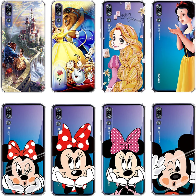 Мягкий чехол из ТПУ с рисунком принцессы для huawei P30 P20 Lite Pro PSmart P9 P10 Plus mini mate S 10 Pro 20 Lite P Smart чехол