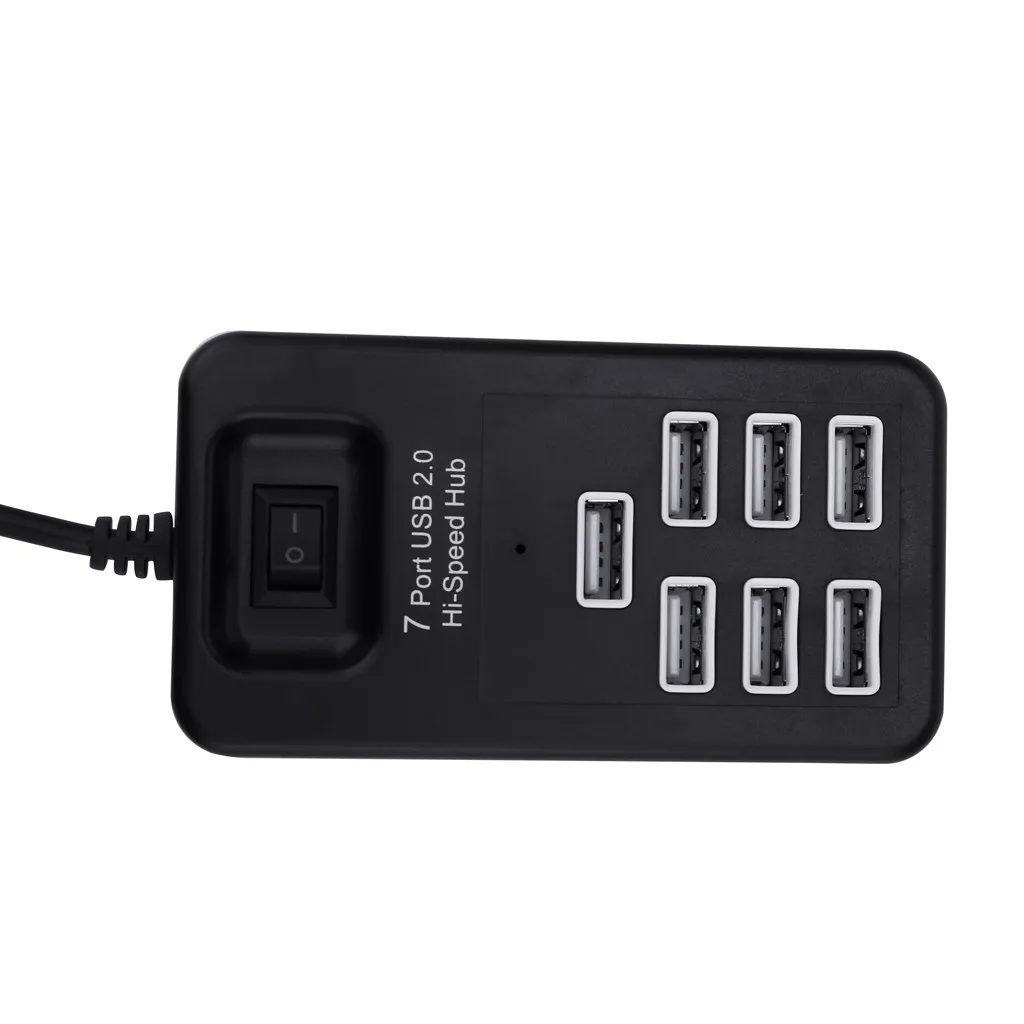 CARPRIE Горячая мульти-порт USB удлинитель концентратор Поддержка 1 ТБ HDD 7 порт USB2.0