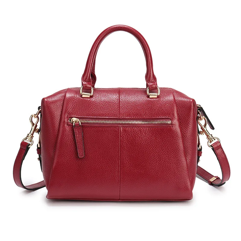 2018 Natural Cowhide Mature Pillow Bag Genuine Leather Women's Handbag for Mom High Quality Shoulder Causal | Багаж и сумки