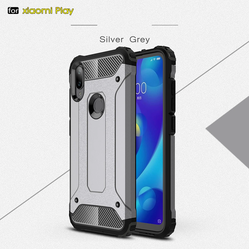 Противоударный чехол-броня Coque 5.84For Xiaomi mi Play чехол для Xiaomi mi играть mi Play чехол для телефона чехол-лента на заднюю панель