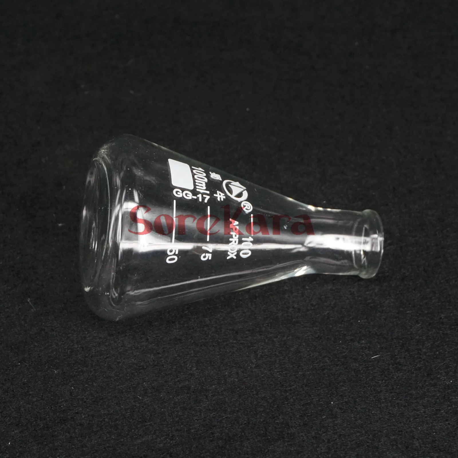 Колба из боросиликатного стекла с узким горлом 100 мл | Канцтовары для офиса и дома