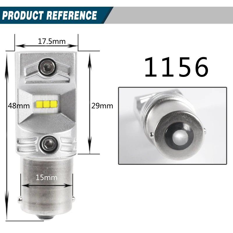 Gzkafolee сигнальная лампа BA15S led 1156 p21w S25 7506 фонари заднего хода Габаритные