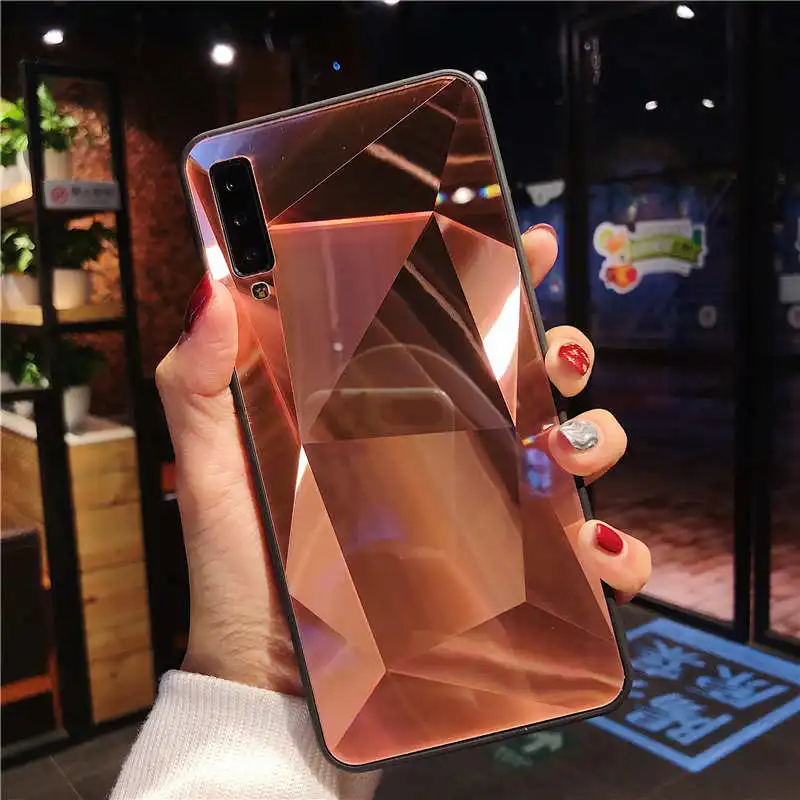 Зеркальный чехол для Samsung Galaxy A50 A70 A20 A30 A10 M10 M20 M30 A7 A9 J8 2018 A750 J2 J5 J7 | Мобильные
