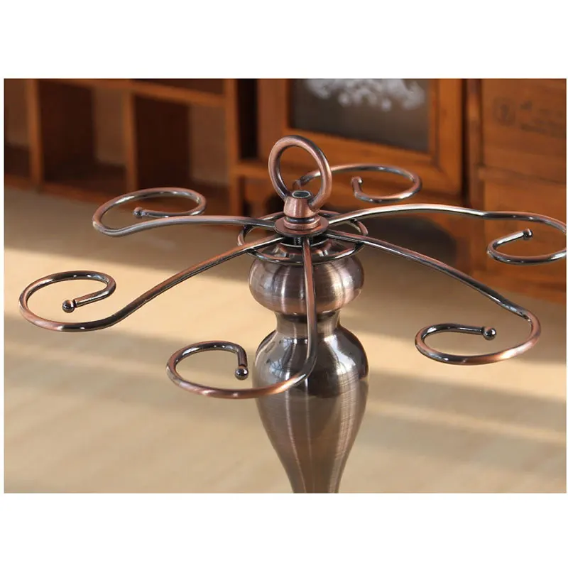Европейский Железный художественный держатель для стакана вина креативные