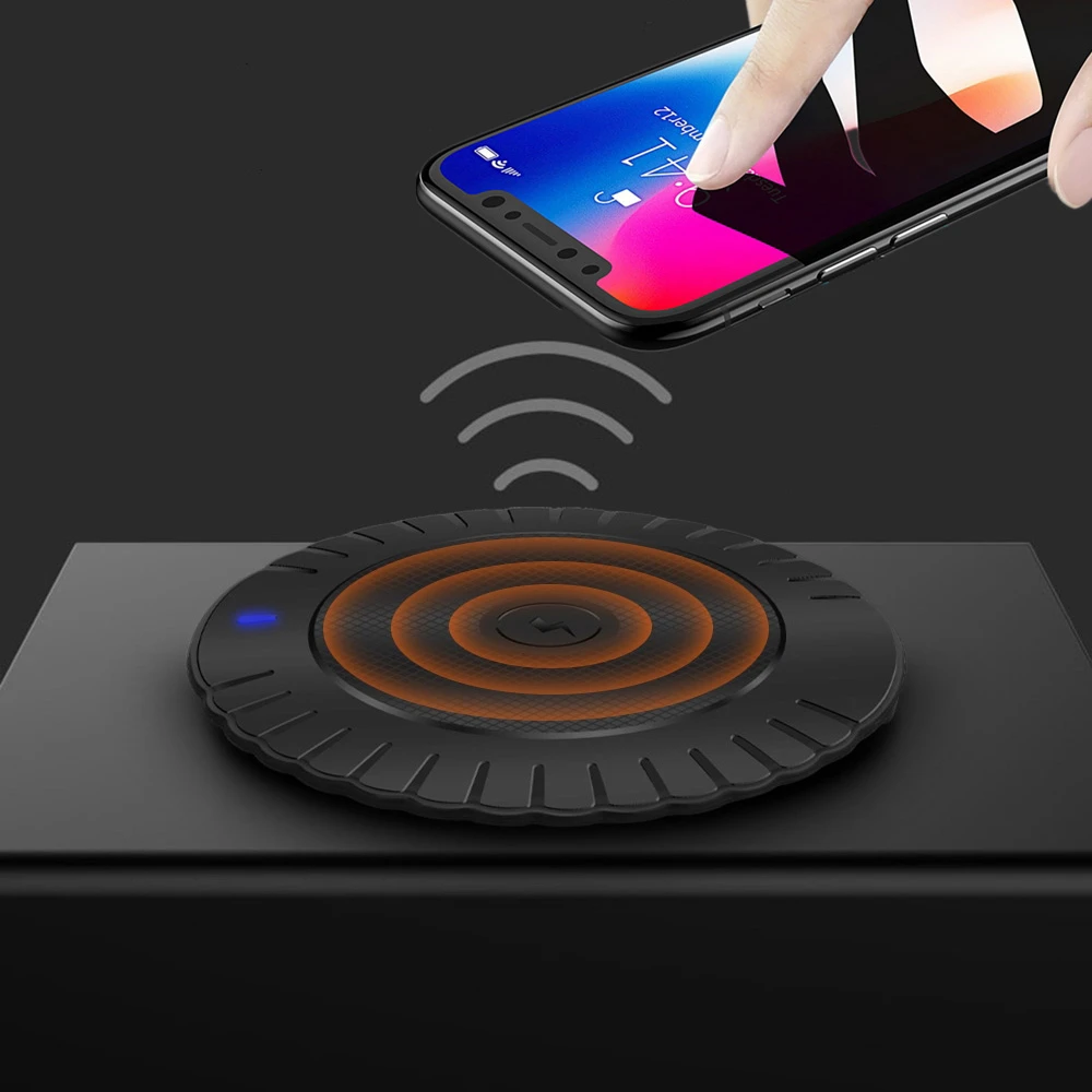 SCELTECH Qi Беспроводная док-станция для зарядного устройства для iPhone 8 X XS MAX XR быстрая Беспроводная зарядная панель для samsung S9 S8 Note 9 8 Xiaomi Mix 3 2 s