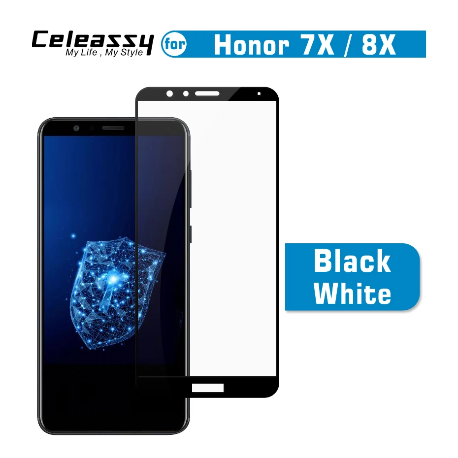 Оригинальное высокочувствительное закаленное стекло для Huawei Honor 7X 8X|Защитные стёкла и плёнки телефонов| |