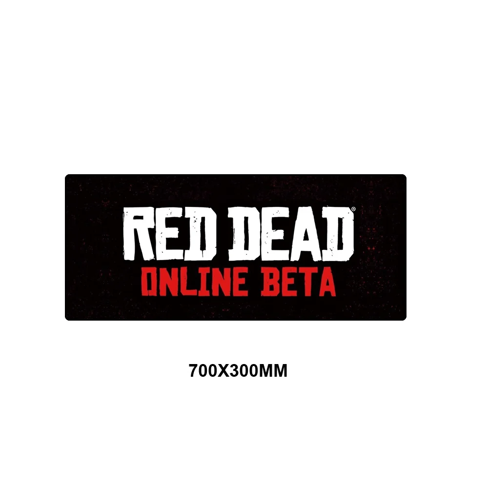 03 Красный Dead Redemption 2 большой XL коврик для мыши игровой коврик для мыши Нескользящий Резиновый PC Gamer клавиатура настольный коврик для скоростной мыши 700x300 - Цвет: 03