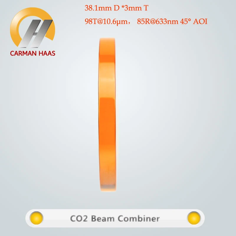 

CARMANHAAS CO2 Laser Beam Combiner USA ZnSe Diameter 38.1mm Thickness 3mm