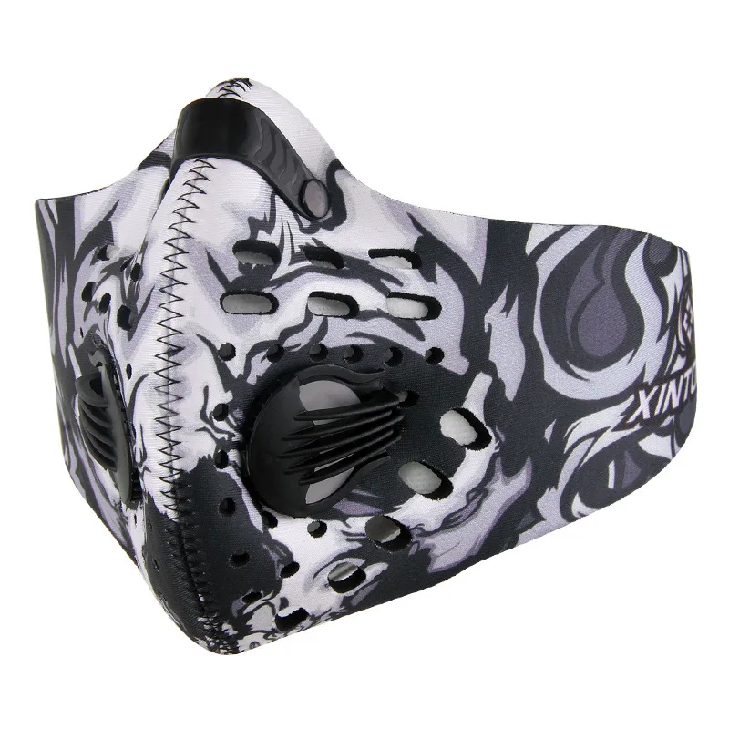 

XINTOWN Anti-pollution Cycling Masks Activated Carbon Bicycle Man Woman Mask Colorful Sports Riding Bike Face Mask Cycling Mask