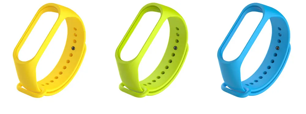 Mi Band 4/3 спортивный ТПУ ремешок mi Band 4/3 на запястье Новейший цветной экран 12 цветов на выбор для Xiaomi mi Band 4 и mi Band 3