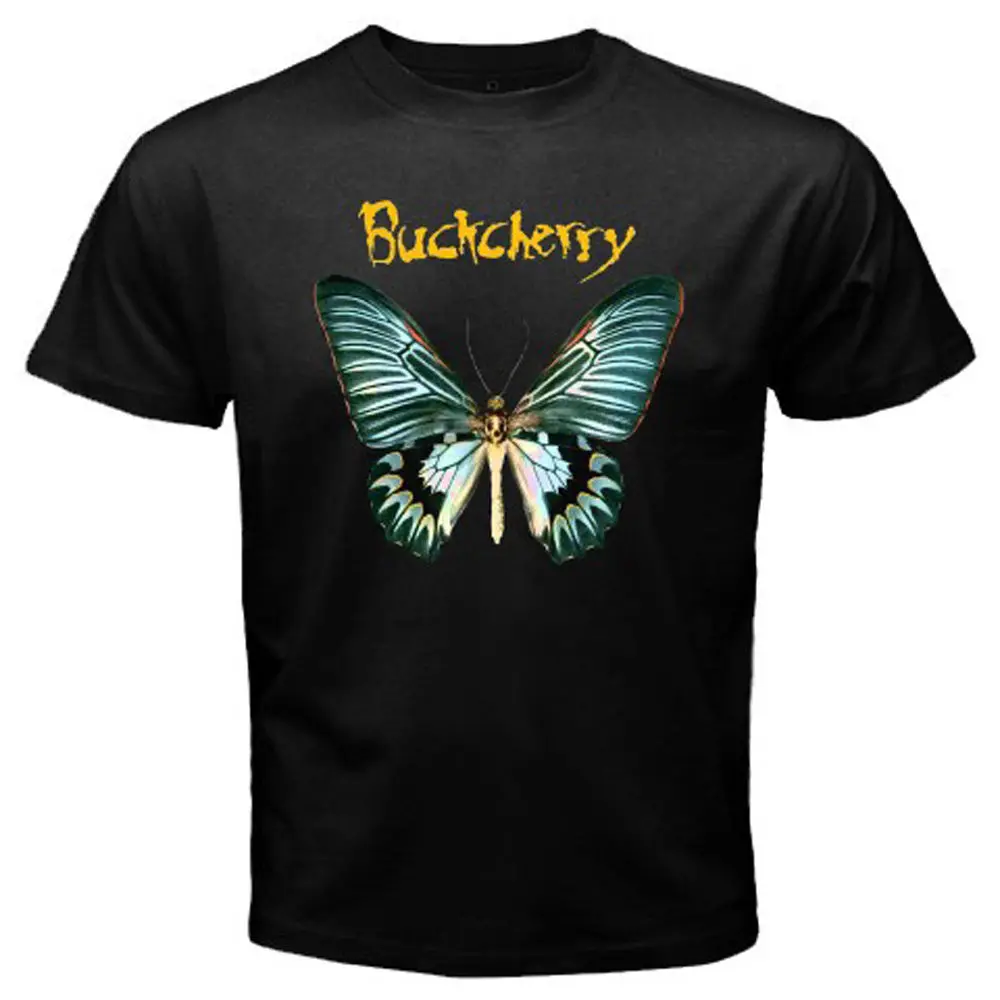 Новый Buckcherry черная бабочка рок группа Для мужчин черный футболка Размеры S к 3XL