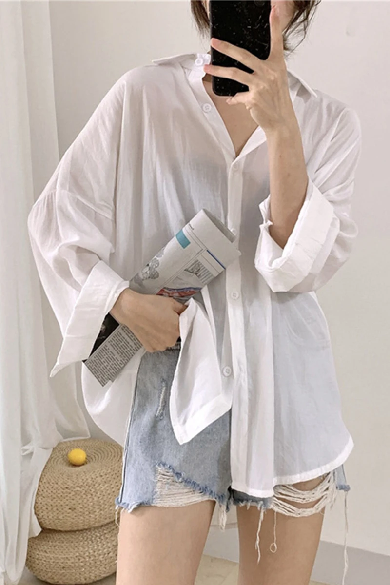 

Cheap wholesale 2019 new Spring Summer Autumn Hot selling women's fashion casual ladies work Shirts BPKM714