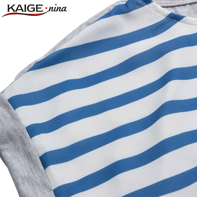Kaige Nina/повседневное платье-футболка с модным принтом мини-платье летнее платье