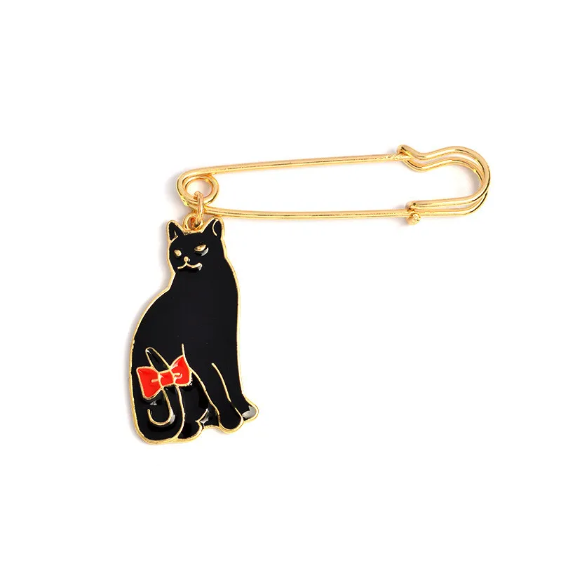 DoreenBeads новая мода Pet Cat безопасные булавки эмалированная брошь-кнопка для детей женский свитер пальто рубашка воротник сумка с шарфом шляпа Декор