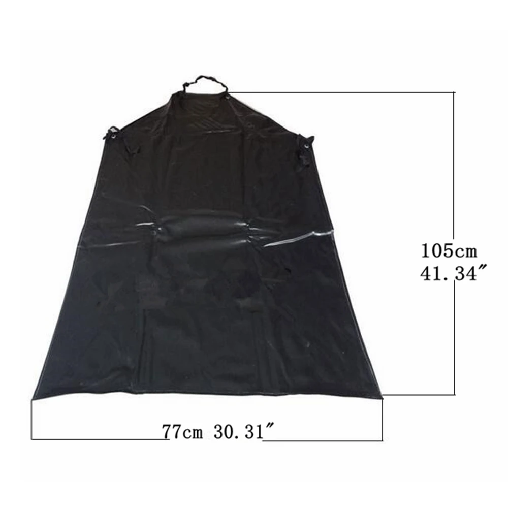 1 шт. водонепроницаемый длинный фартук из ПВХ нагрудник в стиле унисекс одежда